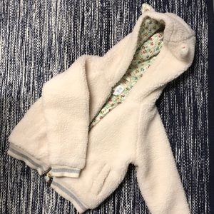 Girls hooded zip up Sherpa